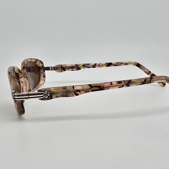 *SOLD*Brighton Romeo Juliet Silver Olive Pink Tortoise Frame Brown Lens Sunglass - Picture 3 of 16